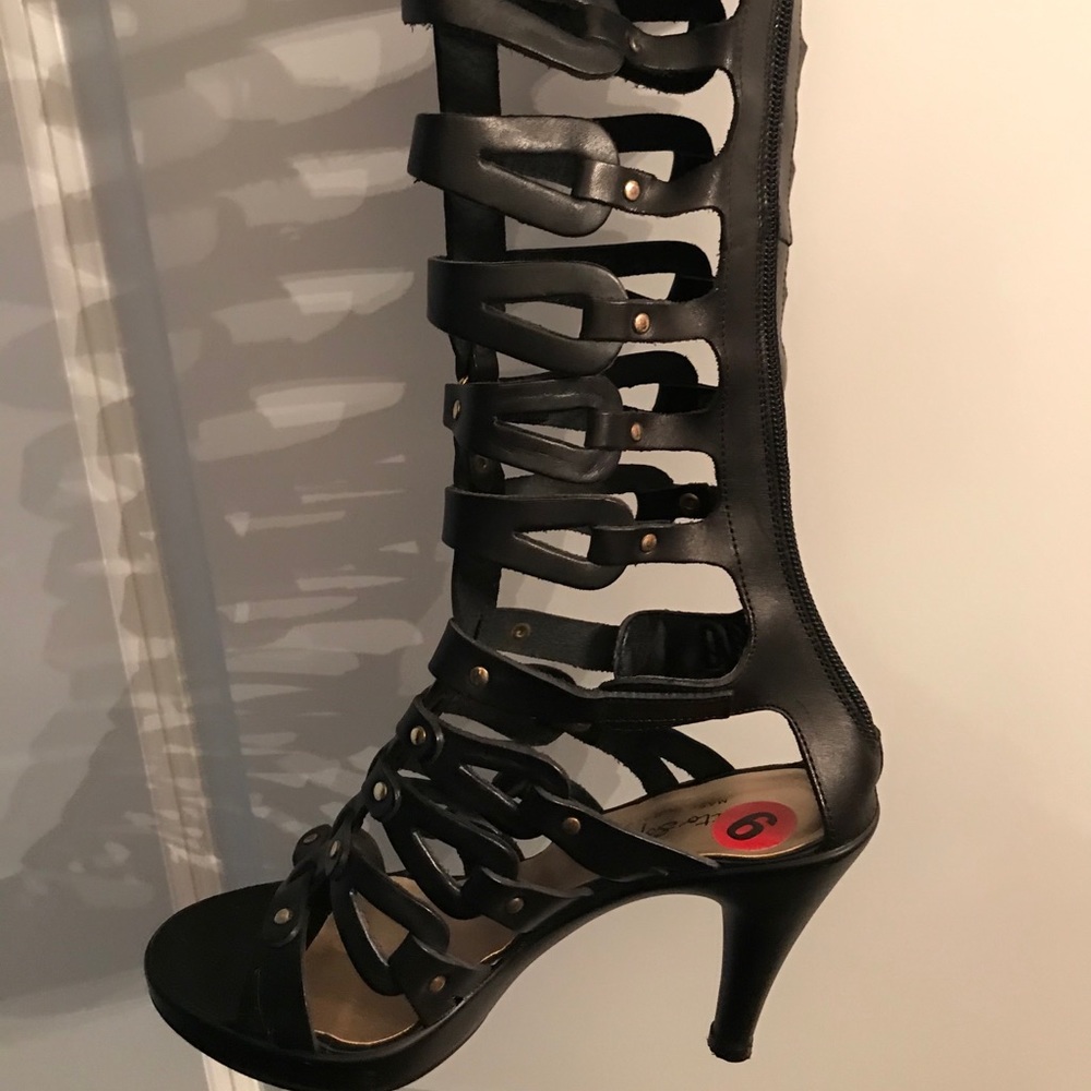 Caged heels.